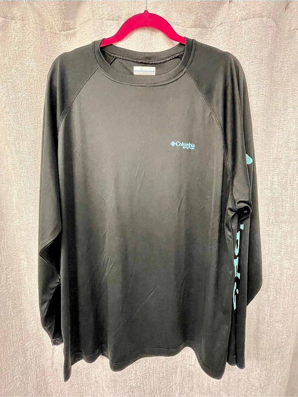 Columbia Men's PFG Terminal Tackle Long Sleeve Shirt Black XL